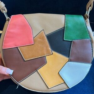 VIETA Fashion Multicolor Patchwork Crossbody Bag